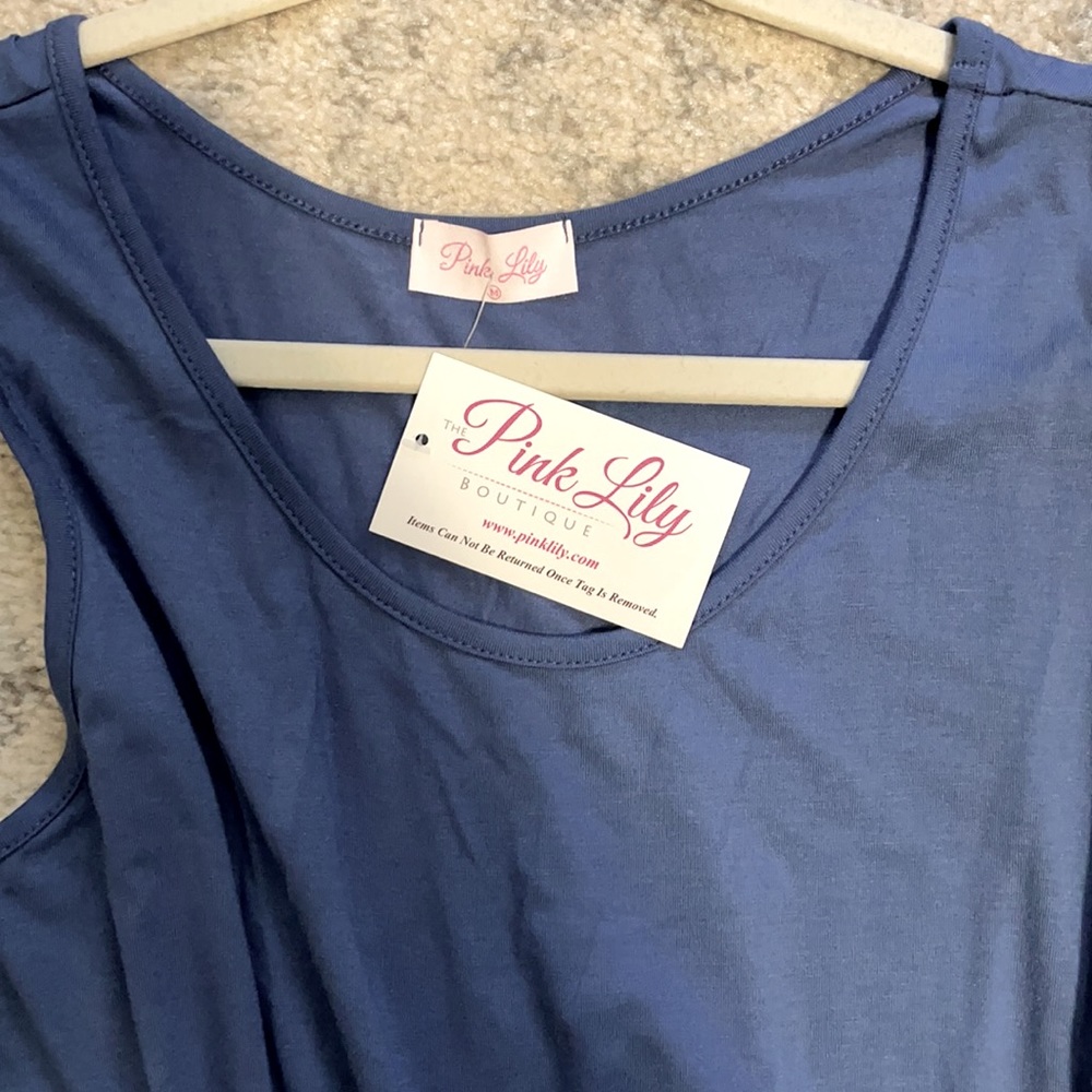 Brand New with Tags Blue Jumpsuit - Picture 3 of 3